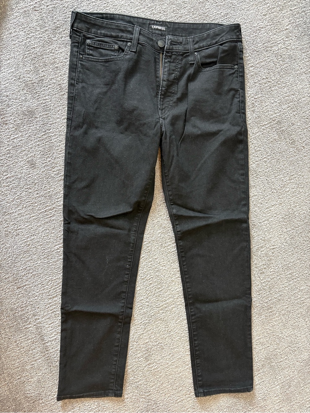 Express Black Denim Slim Jeans